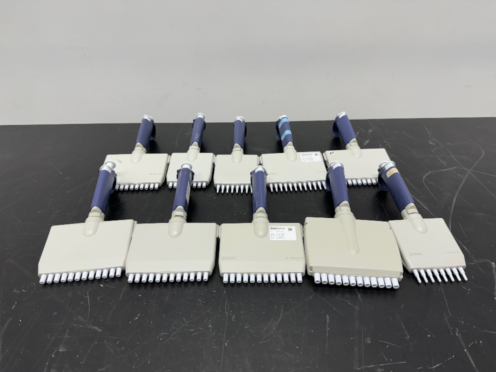 Image of Rainin Pipet-Lite MultiChannel Pipettes - Quantity 10